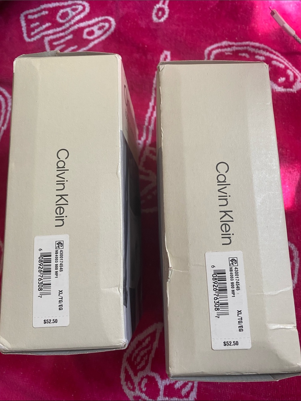 Calvin Klein Men's 3-Pack Cotton Boxer Briefs — White, gray and black - bundle - Picture 4 of 4